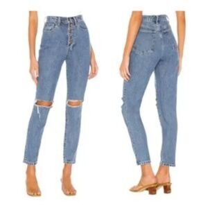 WeWoreWhat Danielle High Rise Jeans 27 NWT